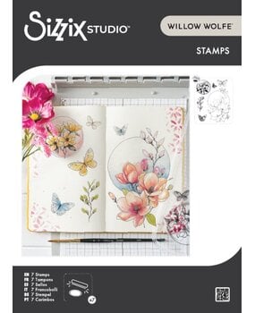 Sizzix Studio Willow Wolfe Clear Stamps Magnolia (667027)