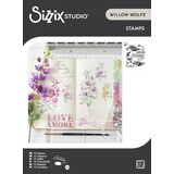 Sizzix Studio Willow Wolfe Clear Stamps Love Letters (667094)