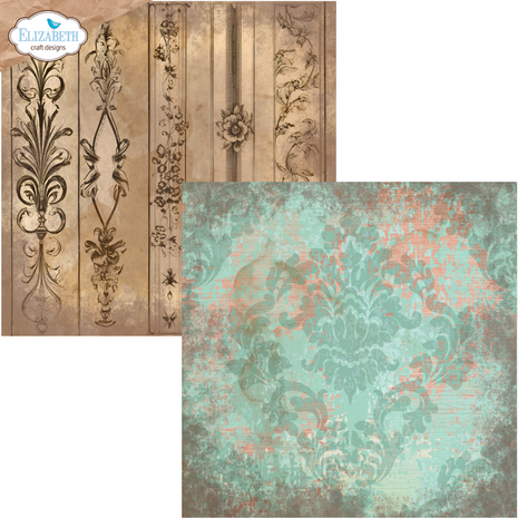 Elizabeth Craft Designs Backgrounds Volume 4 12x12 Inch Patterned Cardstock (C039) Elizabeth Craft Designs Backgrounds Volume 4 12x12 Inch Patterned Cardstock (C039)