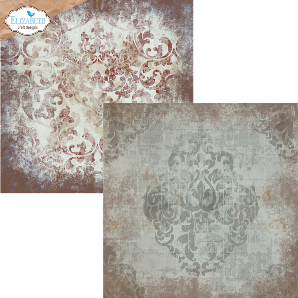Elizabeth Craft Designs Backgrounds Volume 4 12x12 Inch Patterned Cardstock (C039) Elizabeth Craft Designs Backgrounds Volume 4 12x12 Inch Patterned Cardstock (C039)