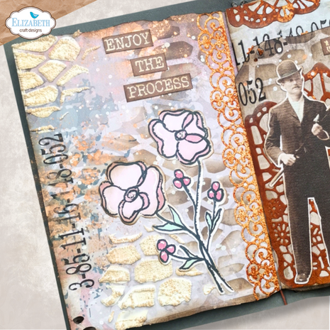 Elizabeth Craft Designs Hello You! Journal Stencils 10 (S059)