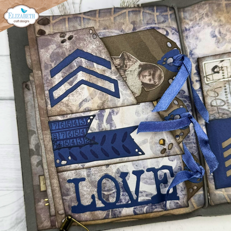 Elizabeth Craft Designs Hello You! Dies Tri-Fold Slider Pocket (2320) Elizabeth Craft Designs Hello You! Dies Tri-Fold Slider Pocket (2320)