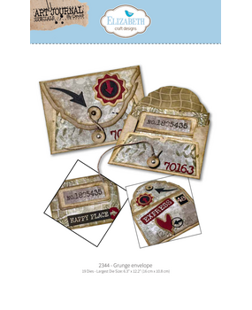 Elizabeth Craft Designs Hello You! Dies Grunge Envelope (2344) Elizabeth Craft Designs Hello You! Dies Grunge Envelope (2344)