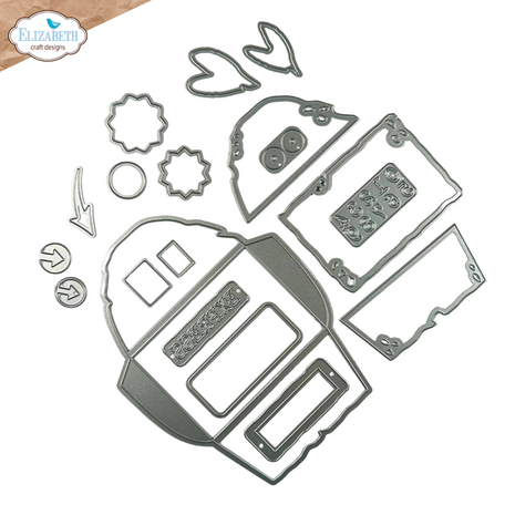 Elizabeth Craft Designs Hello You! Dies Grunge Envelope (2344) Elizabeth Craft Designs Hello You! Dies Grunge Envelope (2344)