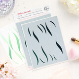 Pinkfresh Studio The Couture Edit Stencil Ribbon Cascade (316126)