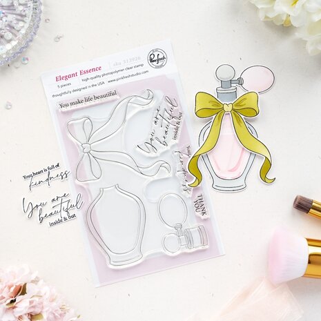 Pinkfresh Studio The Couture Edit Stamp Elegant Essence (313926)