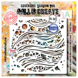 AALL and Create Masking Stencil 6x6 Inch Orbit Lines (AALL-PC-262)