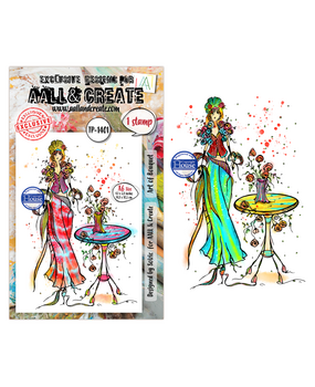 AALL and Create Clear Stamp Set A6 Art of Bouquet (AALL-TP-1401)