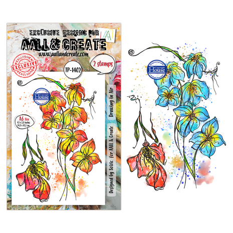 AALL and Create Clear Stamp Set A6 Drawing in Air (AALL-TP-1402)