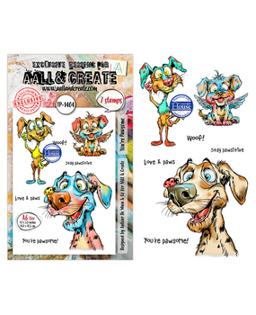 AALL and Create Clear Stamp Set A6 You're Pawsome (AALL-TP-1404)