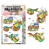 AALL and Create Clear Stamp Set A6 Crabsolutely Not (AALL-TP-1408)