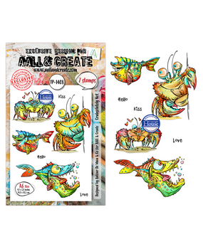 AALL and Create Clear Stamp Set A6 Crabsolutely Not (AALL-TP-1408)