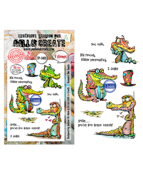 AALL and Create Clear Stamp Set A6 Beware the Smile (AALL-TP-1411)