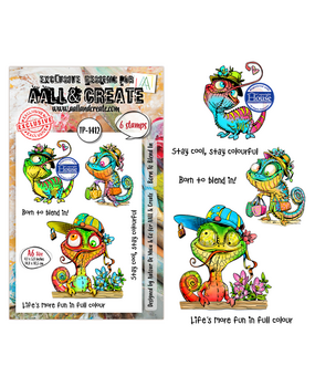 AALL and Create Clear Stamp Set A6 Born To Blend In (AALL-TP-1412)