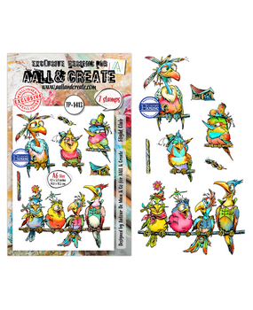 AALL and Create Clear Stamp Set A6 Flight Club (AALL-TP-1413)