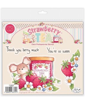 Craft Consortium Strawberry Tea Clear Stamp So Sweet (CCLSTMP004)