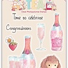 Craft Consortium PRE-ORDER Strawberry Tea Clear Stamp Celebrate (CCLSTMP006)