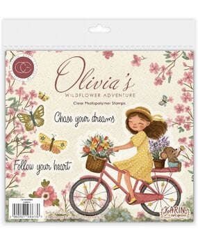 Craft Consortium PRE-ORDER Olivia's Wildflower Adventures Clear Stamp Dreams (CCLSTMP008)