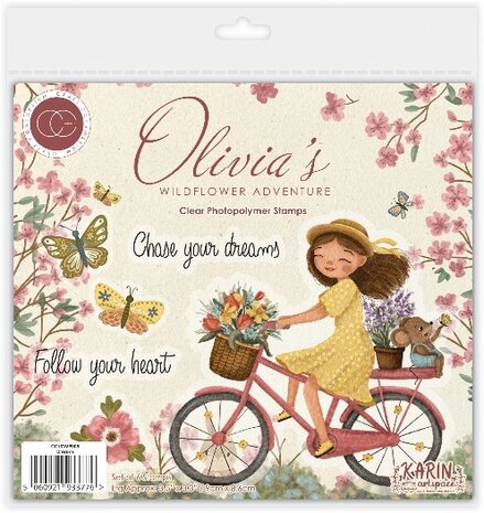 Craft Consortium PRE-ORDER Olivia's Wildflower Adventures Clear Stamp Dreams (CCLSTMP008)