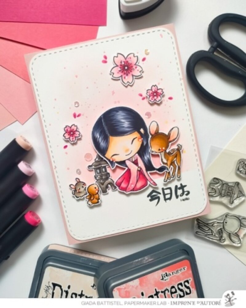 Impronte d'Autore Yuko Clear Stamp (2689-CLEM-C)