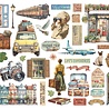 Stamperia Art of Travelling Die Cuts (DFLDC131)