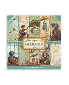 Stamperia A New Beginning 12x12 Inch Paper Pack (SBBL184)