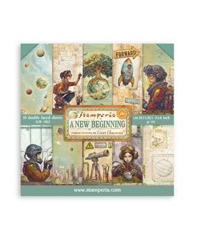 Stamperia A New Beginning 8x8 Inch Paper Pack (SBBS140)