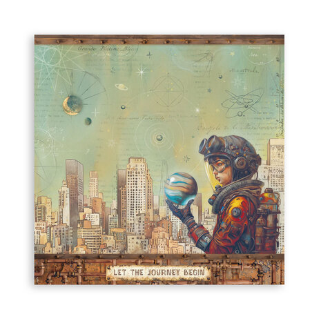 Stamperia A New Beginning 8x8 Inch Single Face Paper Pack (SBBSXB23)