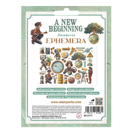 Stamperia A New Beginning Ephemera (DFLCT77)