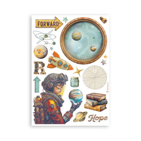 Stamperia A New Beginning A5 Washi Pad (SBW31)