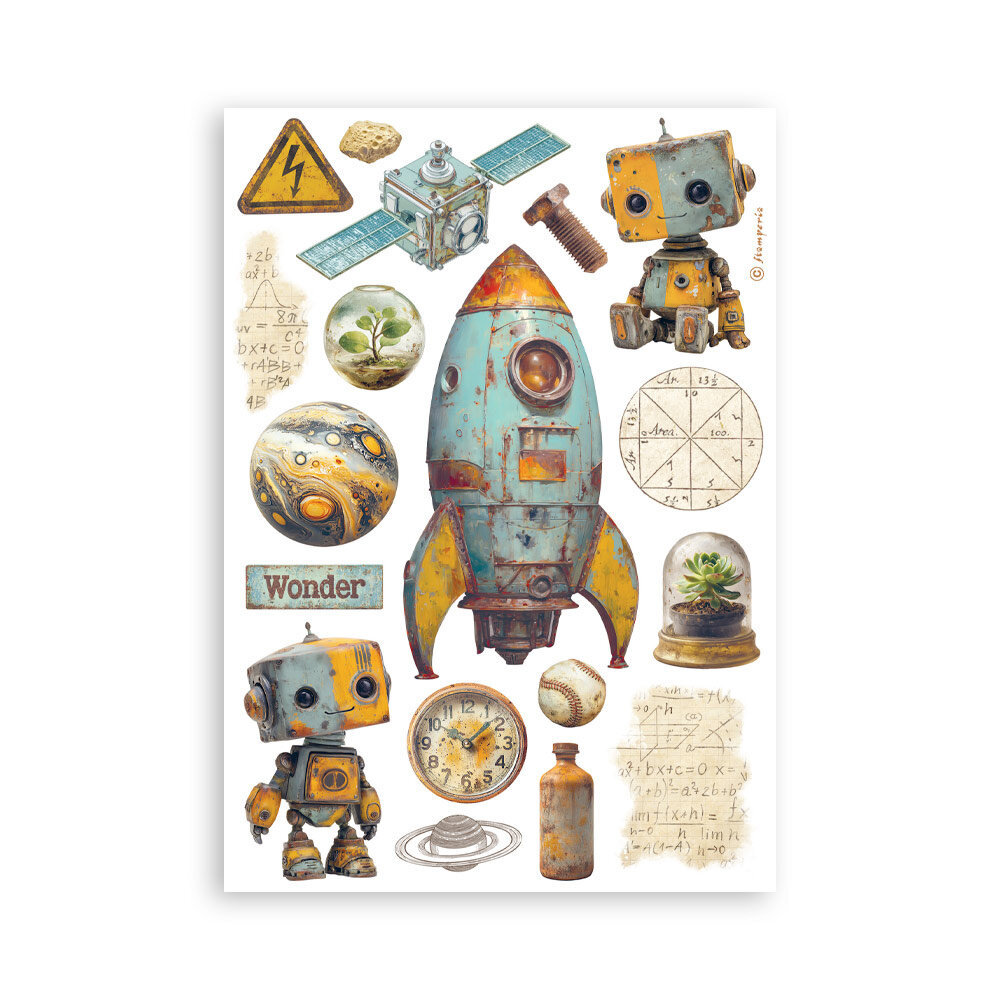 Stamperia A New Beginning A5 Washi Pad (SBW31)