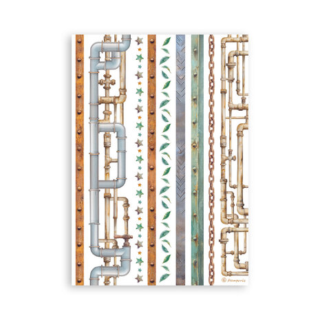 Stamperia A New Beginning A5 Washi Pad (SBW31)