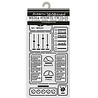 Stamperia A New Beginning Thick Stencil 12x25cm Control Panel (KSTDL155)