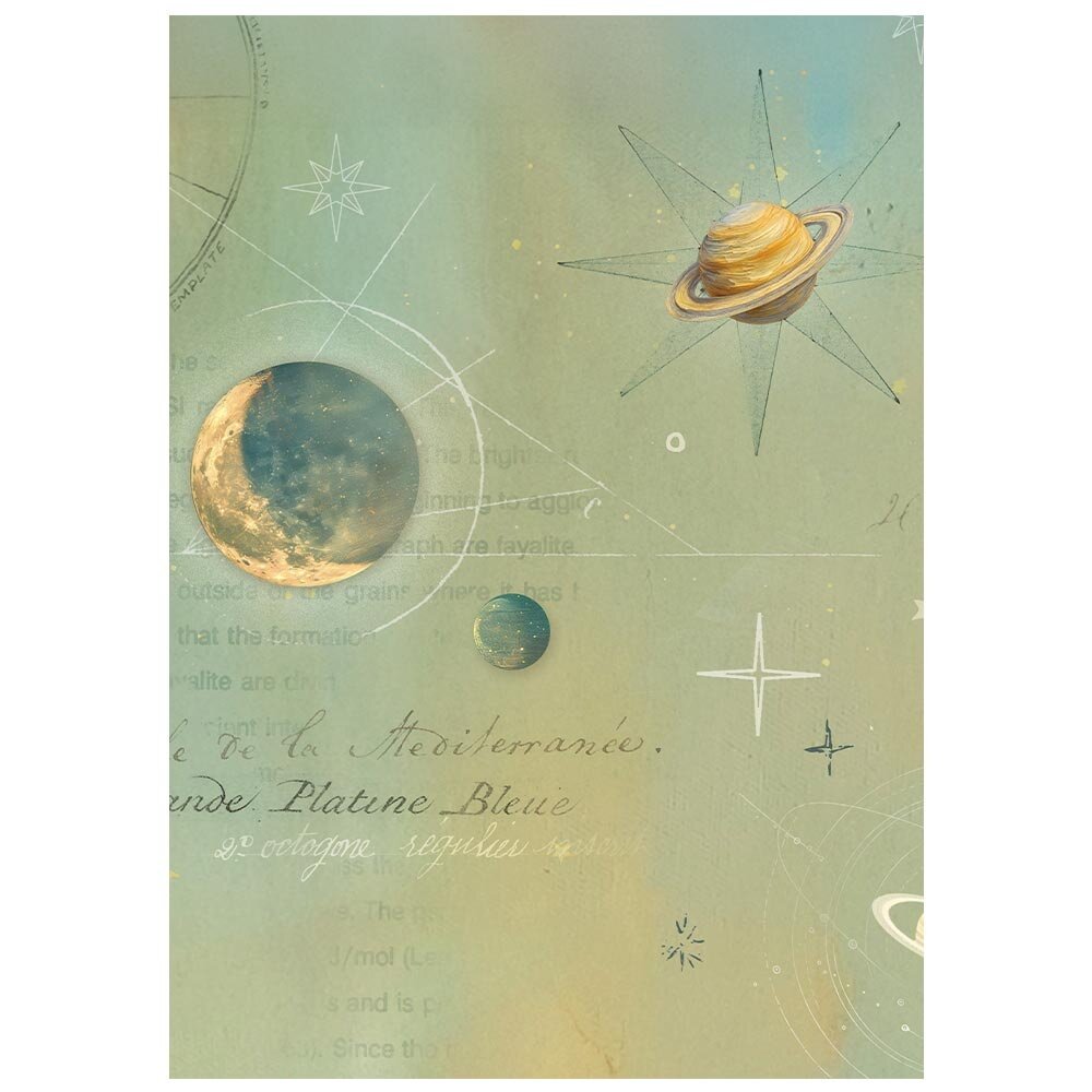 Stamperia A New Beginning A6 Rice Paper Backgrounds (DFSAK6052)