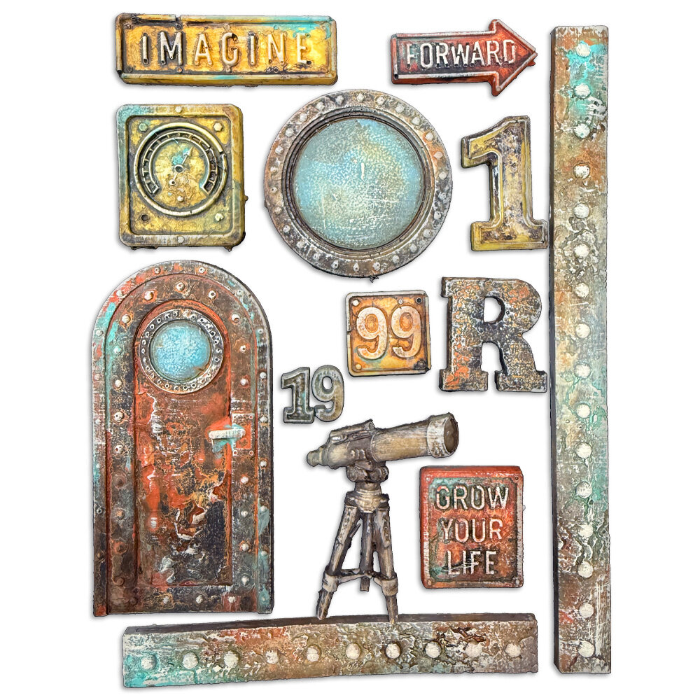 Stamperia A New Beginning A5 Silicon Mould Telescope (KACMA606)