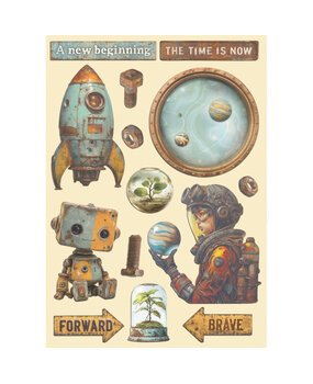 Stamperia A New Beginning Wooden Shapes A5 (KLSP197)