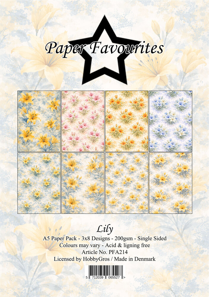 Paper Favourites Lily A5 Paper Pack (PFA214)