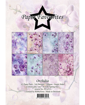 Paper Favourites Orchidea A5 Paper Pack (PFA215)