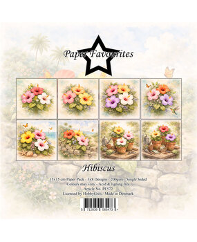 Paper Favourites Hibiscus 6x6 Inch Paper Pack (PF572)