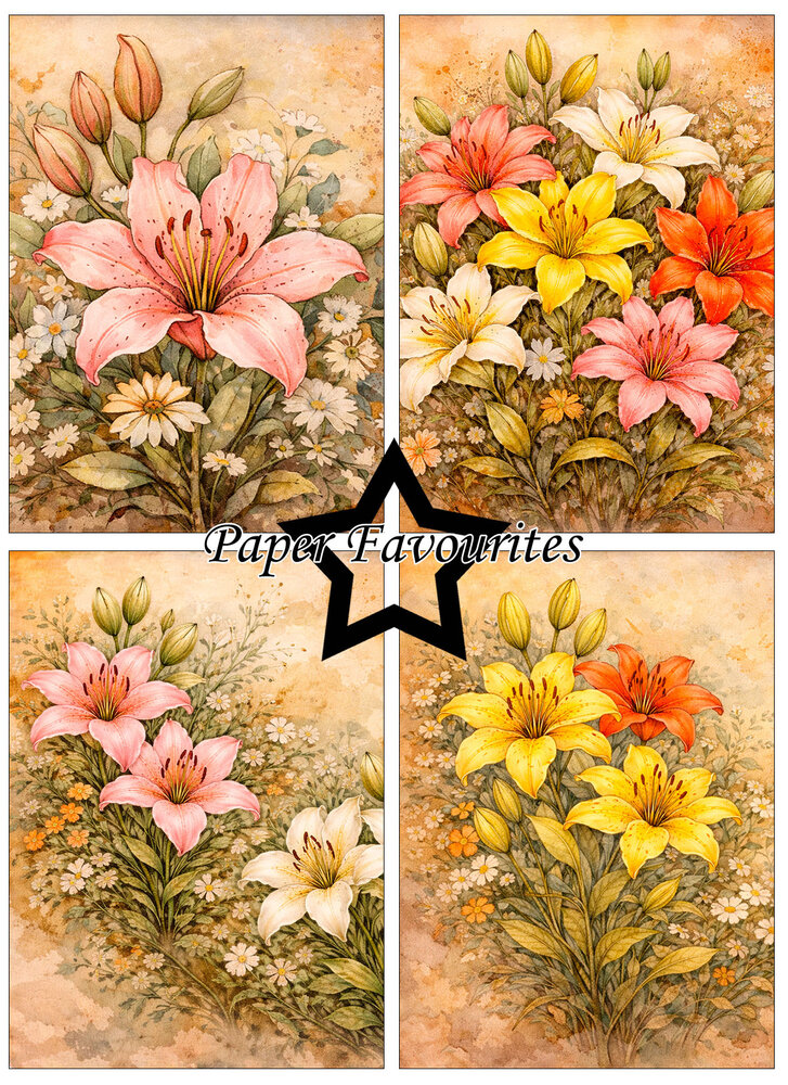 Paper Favourites Lily A6 Paper Pad (PFA614)