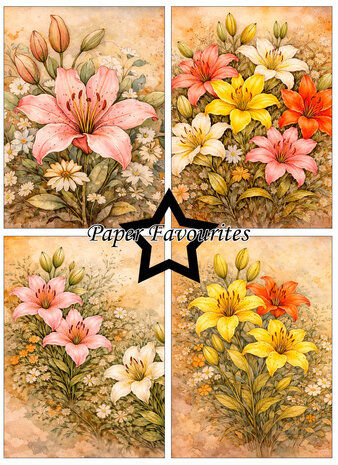 Paper Favourites Lily A6 Paper Pad (PFA614)