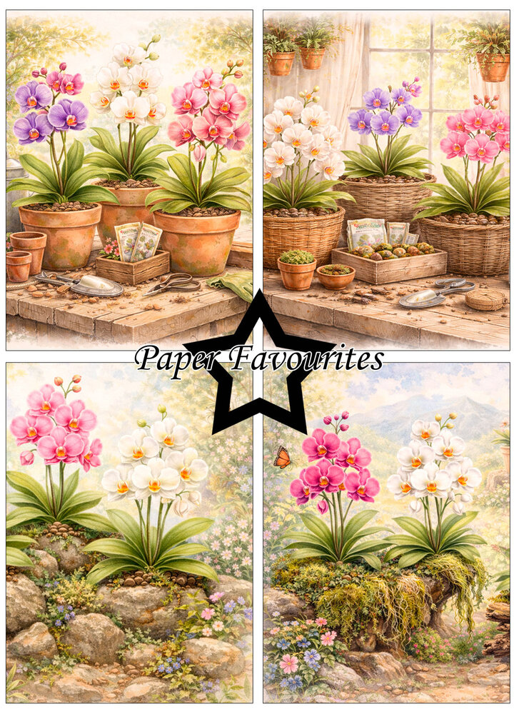 Paper Favourites Orchidea A6 Paper Pad (PFA615)