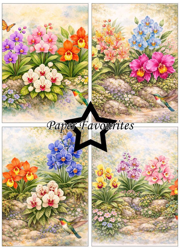 Paper Favourites Orchidea A6 Paper Pad (PFA615)