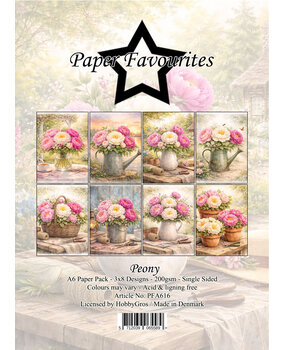 Paper Favourites Peony A6 Paper Pad (PFA616)