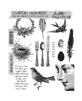 Stampers Anonymous Cling Stamps Nature Walk (CMS181)