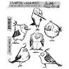 Stampers Anonymous Cling Stamps Bird Crazy (CMS212)