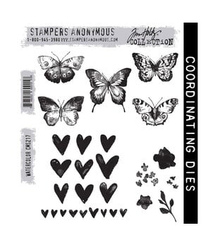 Stampers Anonymous Cling Stamps Watercolor (CMS217)