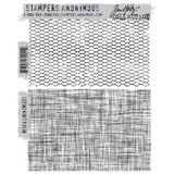 Stampers Anonymous Cling Stamps Mesh & Linen (CMS221)