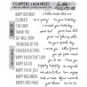 Stampers Anonymous Cling Stamps Crazy Talk (CMS236)