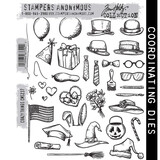 Stampers Anonymous Cling Stamps Crazy Things (CMS237)